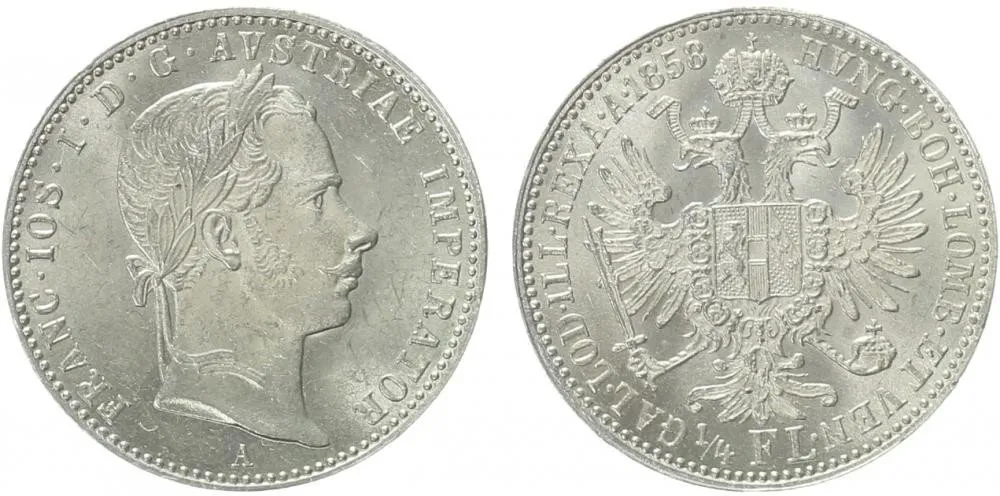 Rakouská a spolková měna, 1857 - 1892 — 1