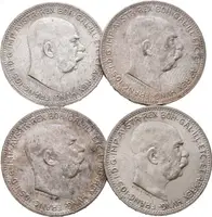 1 Koruna 1915, lot 4 kusů - fotografie 2