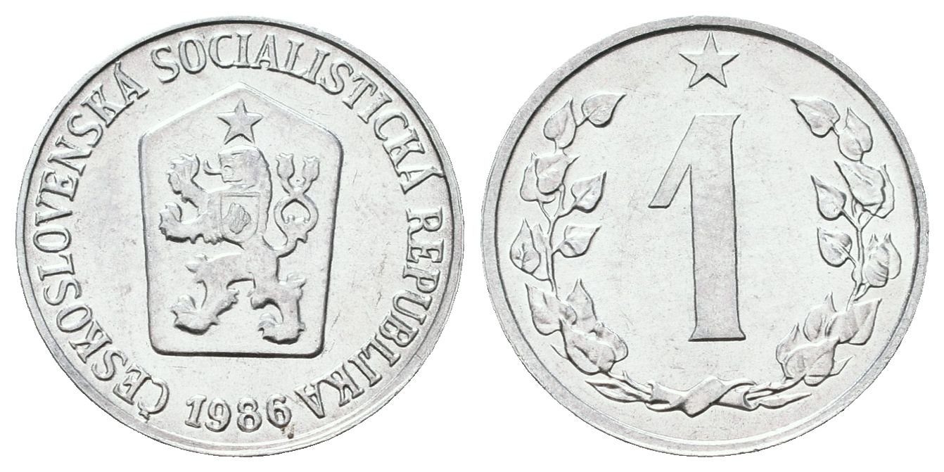 1 Haléř 1986