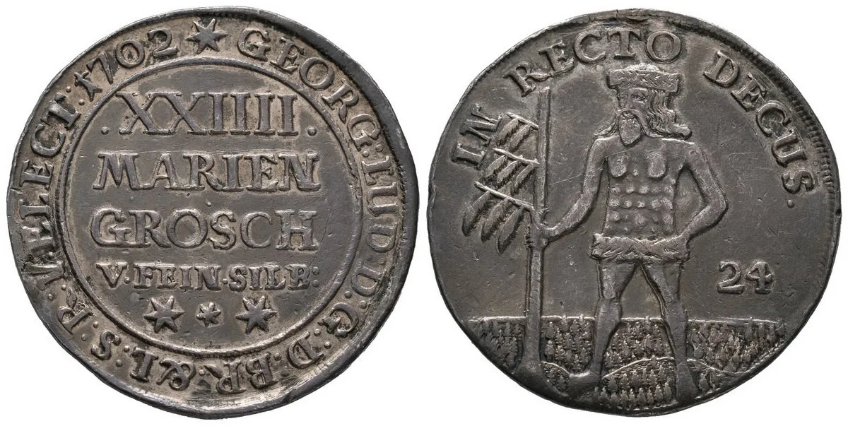 Braunschweig - Lüneburg - Calenberg - Hannover, George Ludwig, 1698 - 1727 — 1