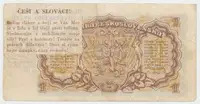 Československo, 1 Koruna 1953, Hladová koruna - politická propaganda, Hej.89.HK - fotografie 2