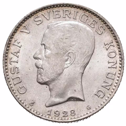 1 Krone 1928 G, KM.786.2, luxusní zachovalost, ražební lesk