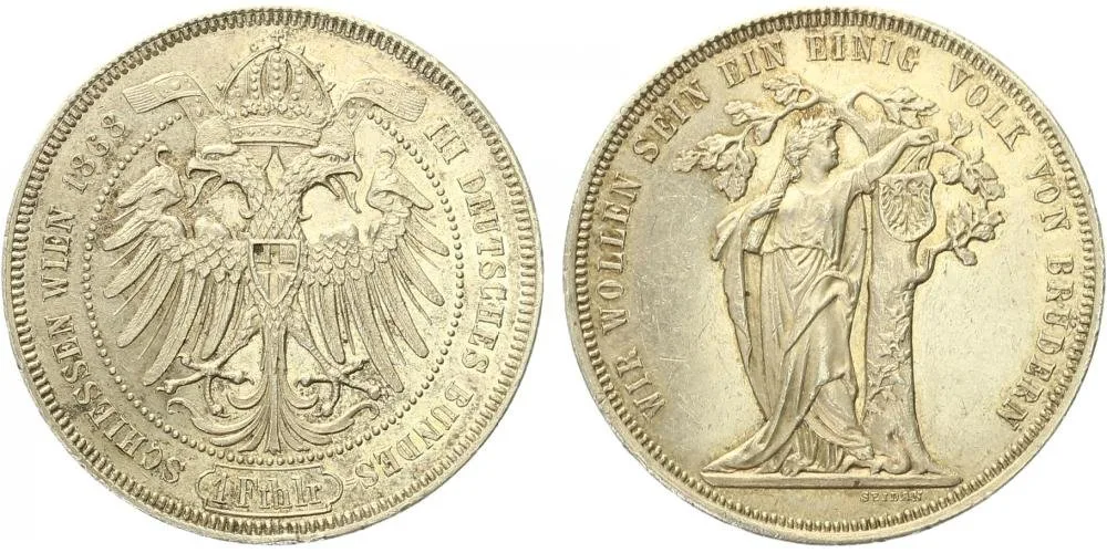 Rakouská a spolková měna, 1857 - 1892 — 1