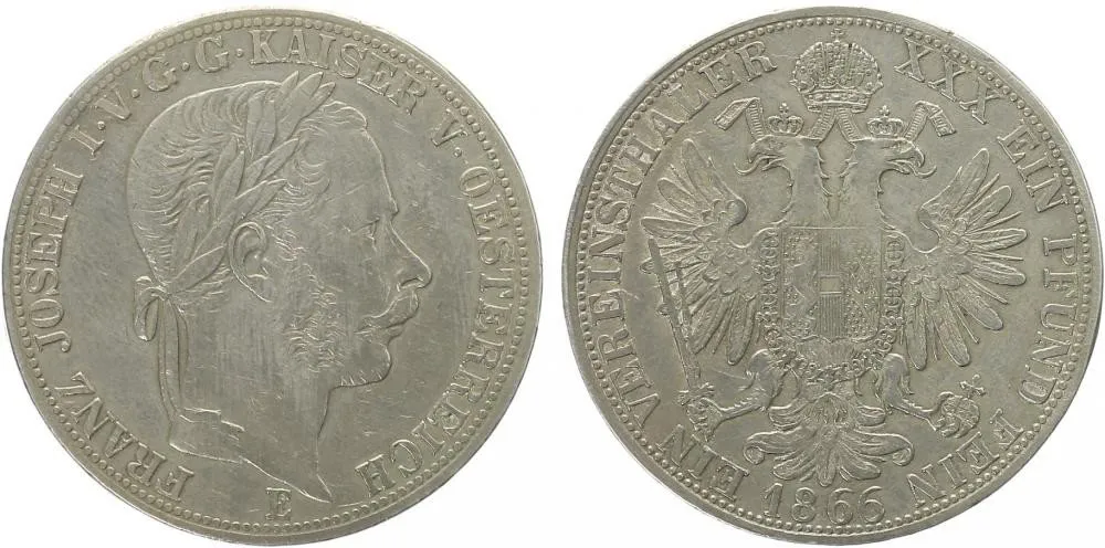 Rakouská a spolková měna, 1857 - 1892 — 1