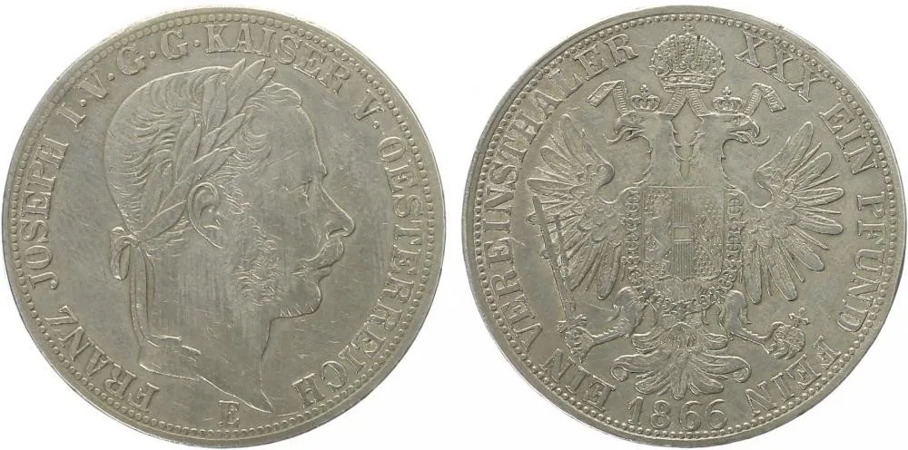 Rakouská a spolková měna, 1857 - 1892 — 1