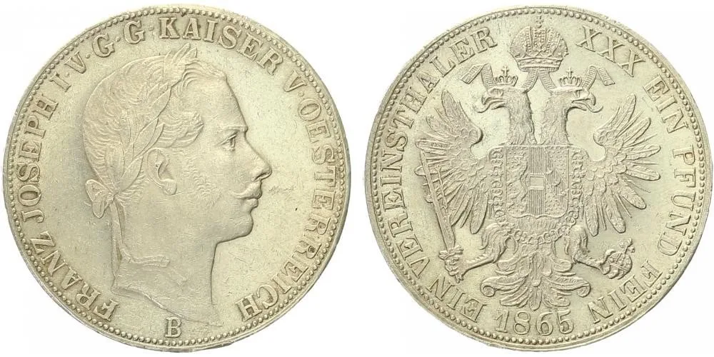 Rakouská a spolková měna, 1857 - 1892 — 1