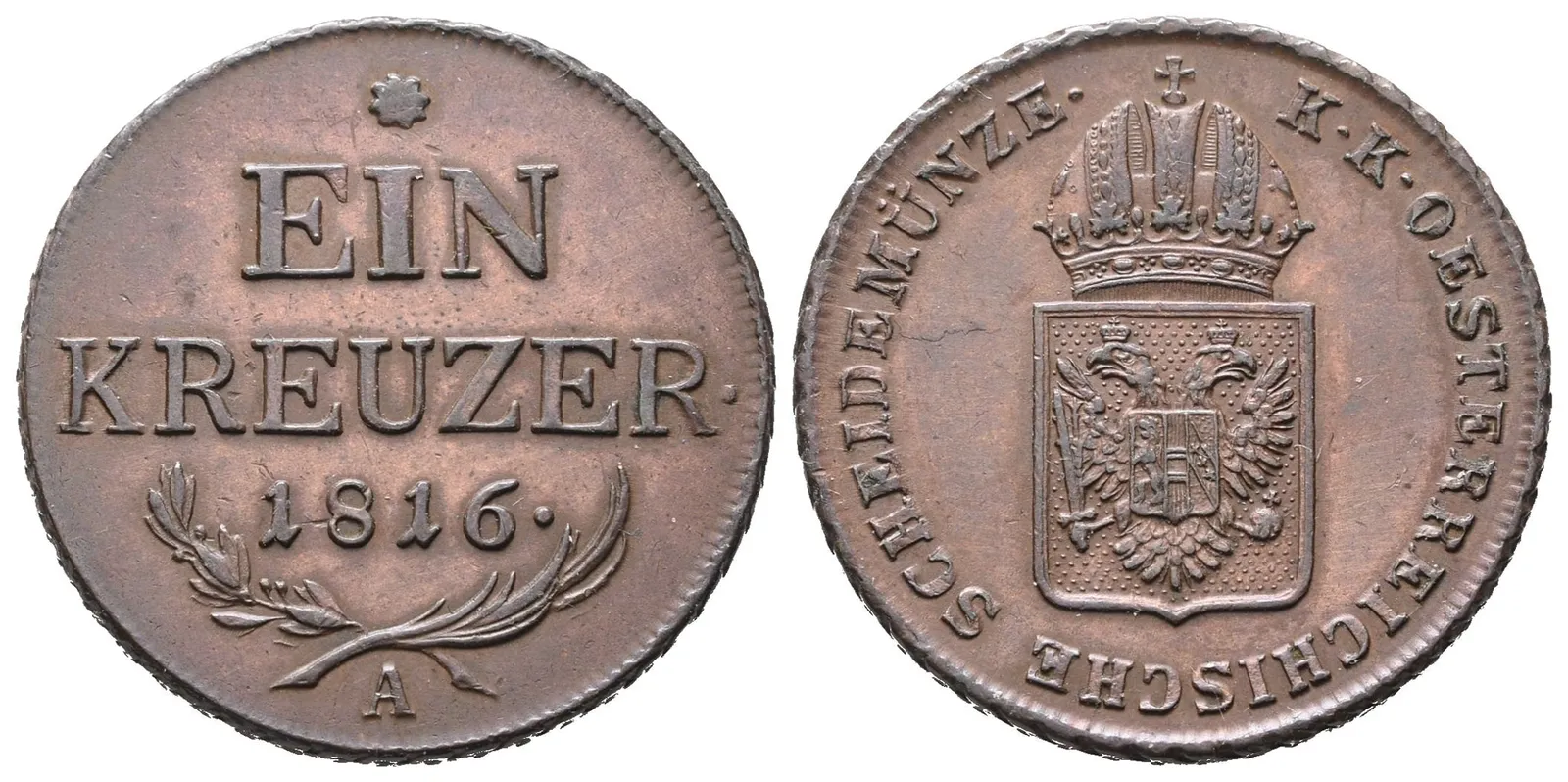František II., 1 Krejcar 1816 A
