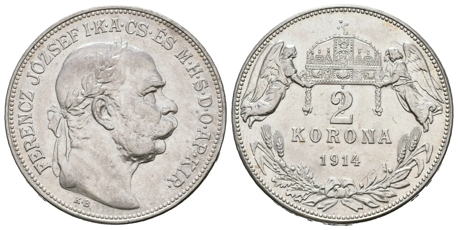 2 Koruna 1914 KB