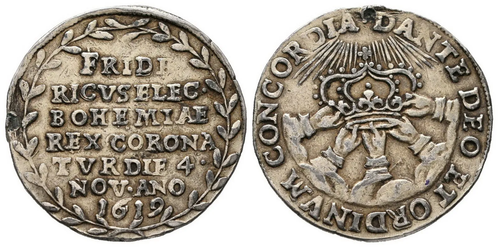 Fridrich Falcký, 1619 - 1620 — 1