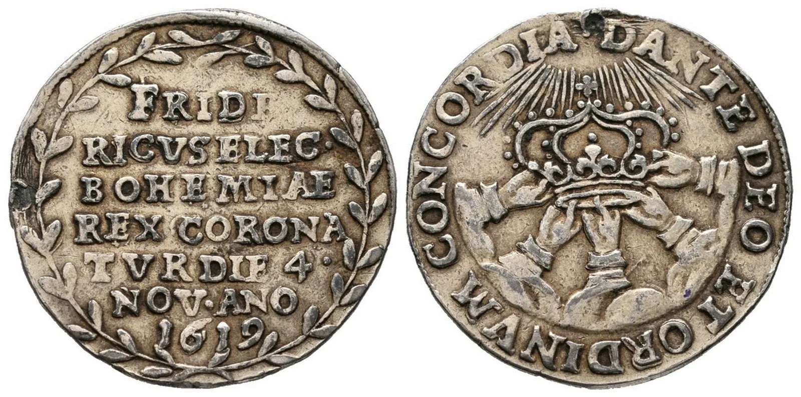 Fridrich Falcký, 1619 - 1620 — 1