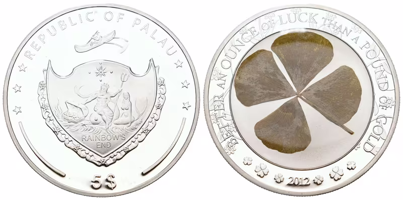 Palau, 5 Dollars 2012 - Ounce of Luck