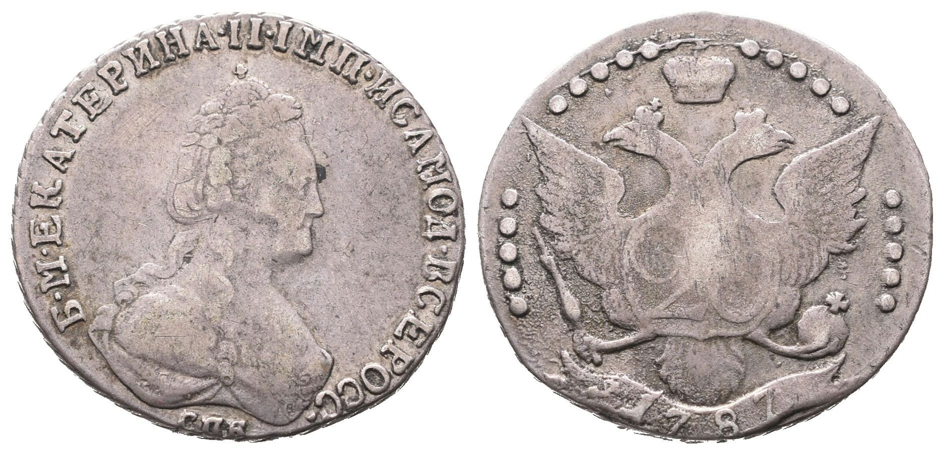 Rusko, 20 Kopějka 1787 SPB