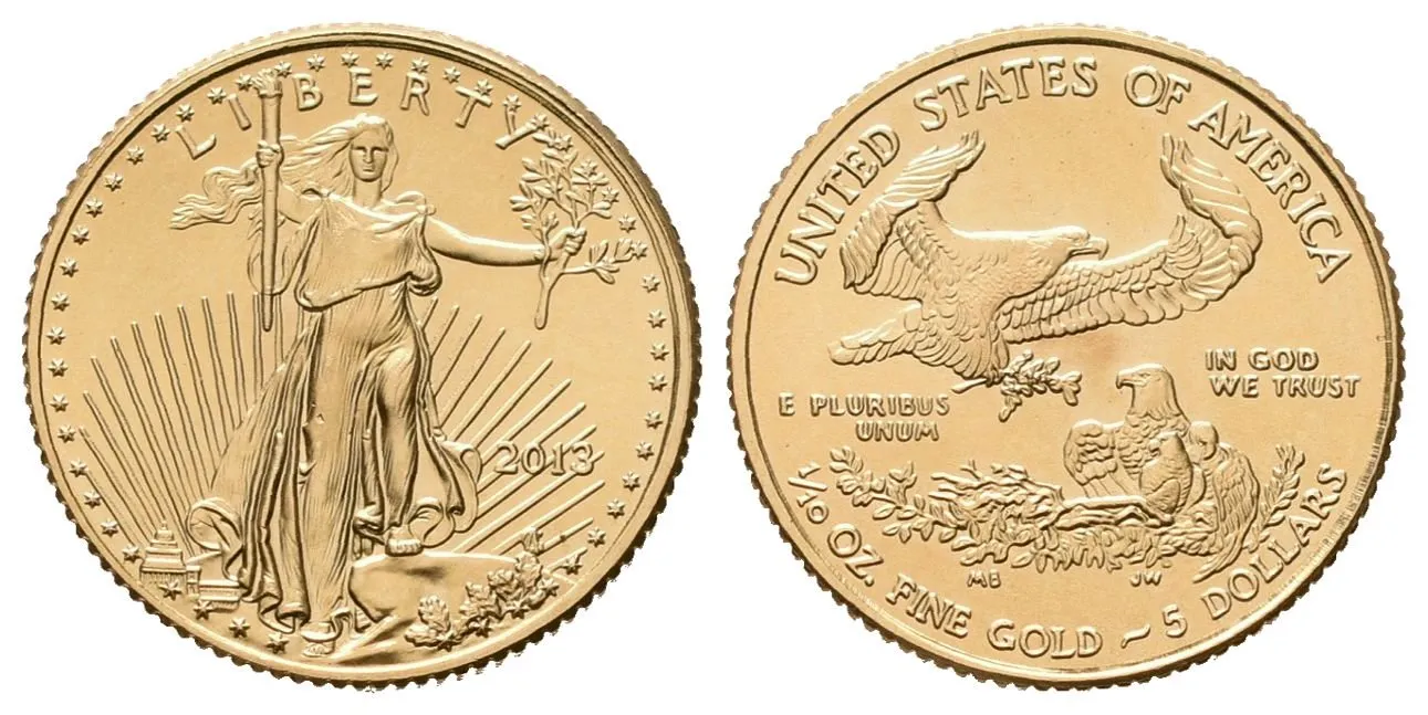 USA, 5 Dollars 2013 - American Eagle