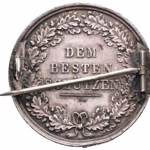 AR Medaile b.l. - Cena nejlepšímu střelci, Karel Württemberský.