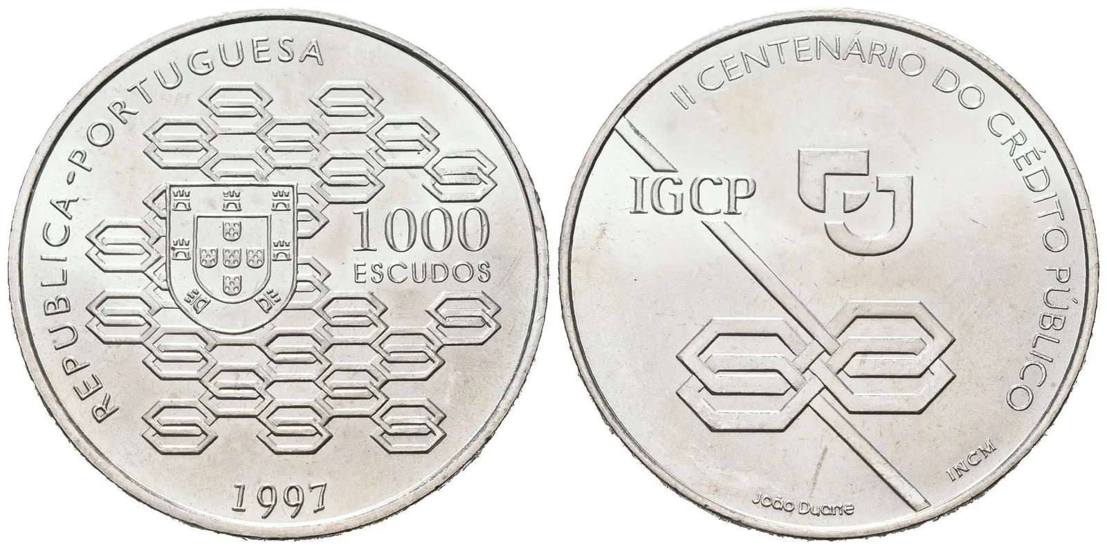 Portugalsko, 1000 Escudos 1997 - Veřejný kredit