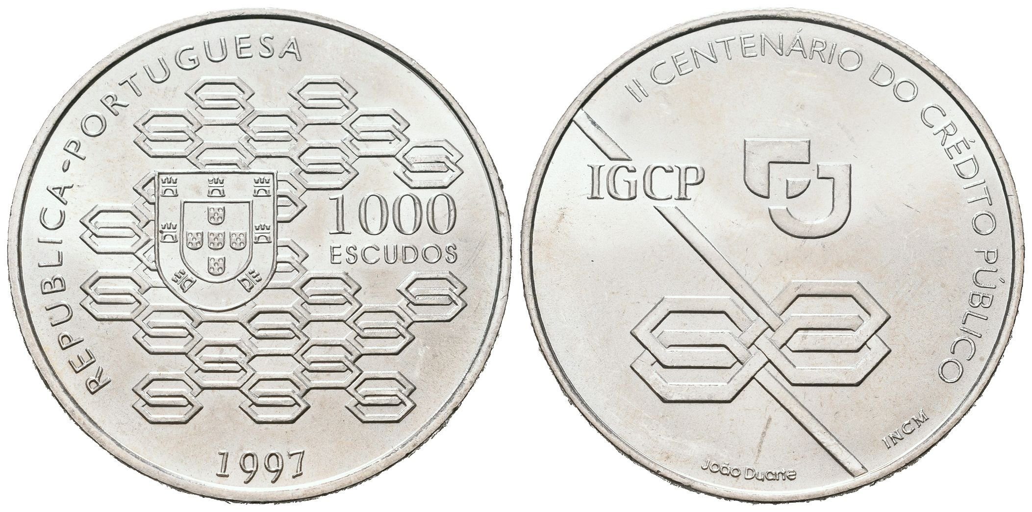Portugalsko, 1000 Escudos 1997 - Veřejný kredit