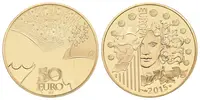 Francie, 50 Euro 2015 - 70 let míru v Evropě