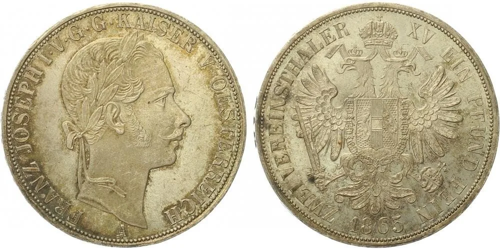 Rakouská a spolková měna, 1857 - 1892 — 1