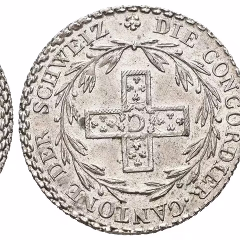 5 Batzen 1826, KM.23, HMZ 22j, krásná zachovalost, patina, zbytky lesku,