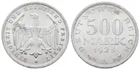 Výmar, 500 Marka 1923 A - fotografie 2