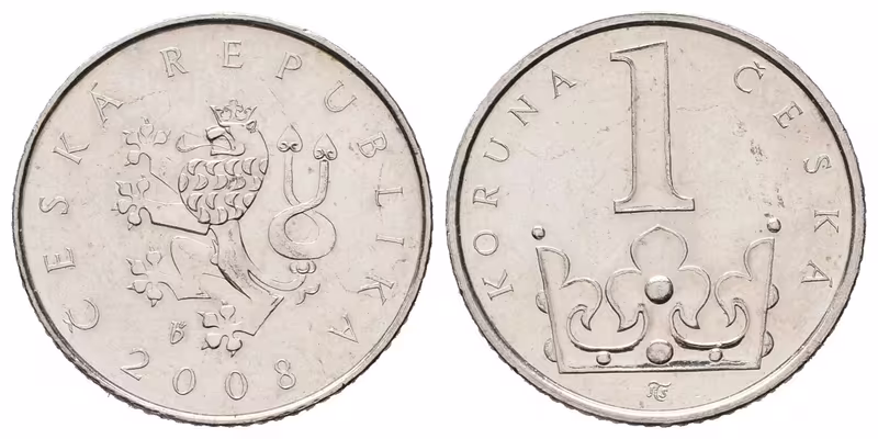 1 Koruna 2008