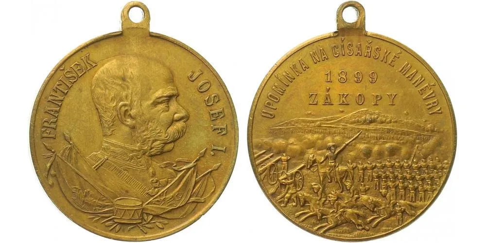 František Josef I., medaile vojenských manévrů — 1