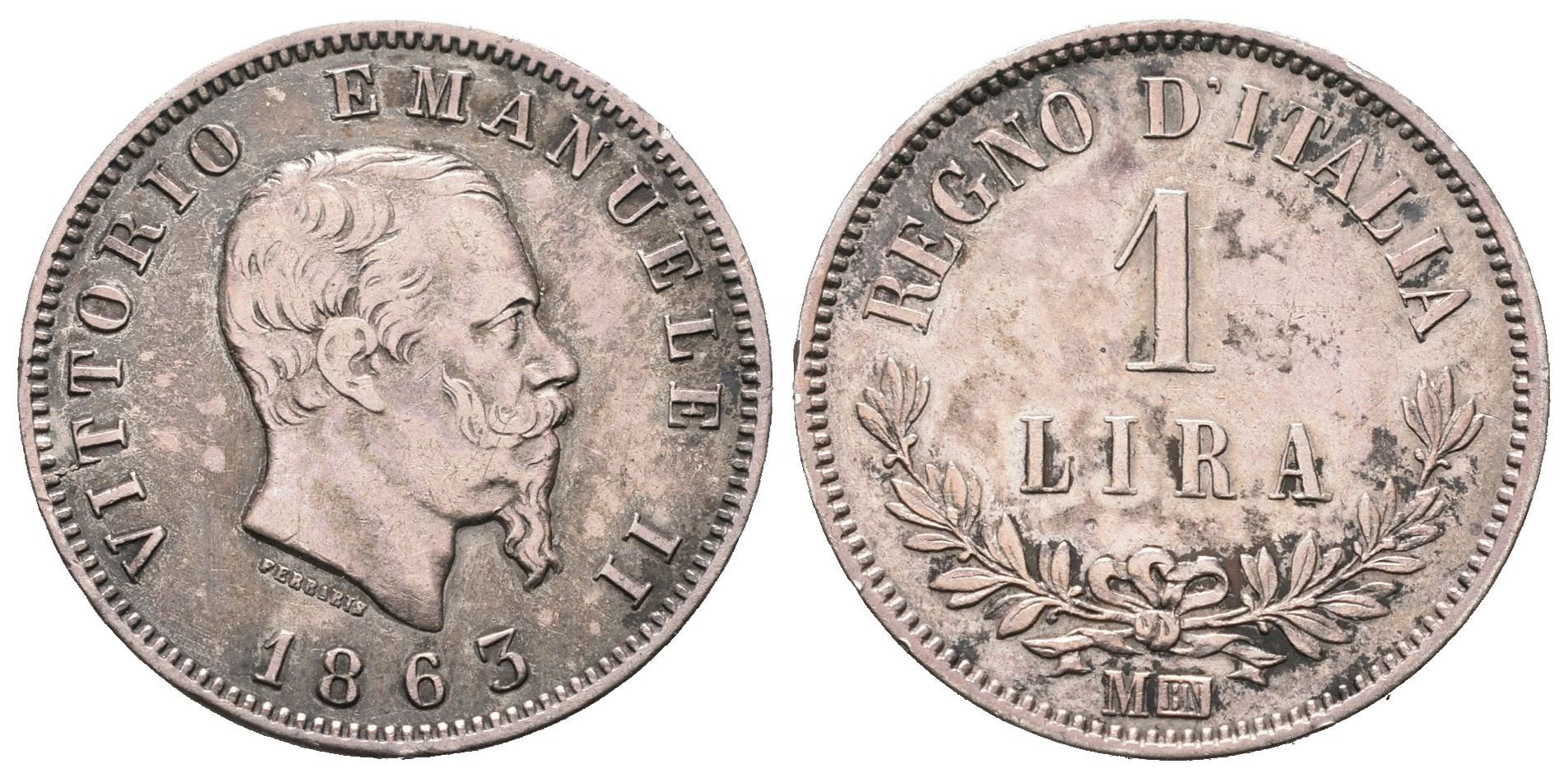 Itálie, Lira 1863 M