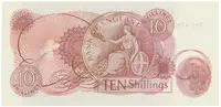 Velká Británie, 10 Shillings (1966~1970), Fforde, P.373c, typ --S/--Z - fotografie 2