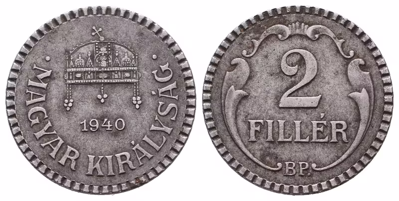 Maďarsko, 2 Filler 1940