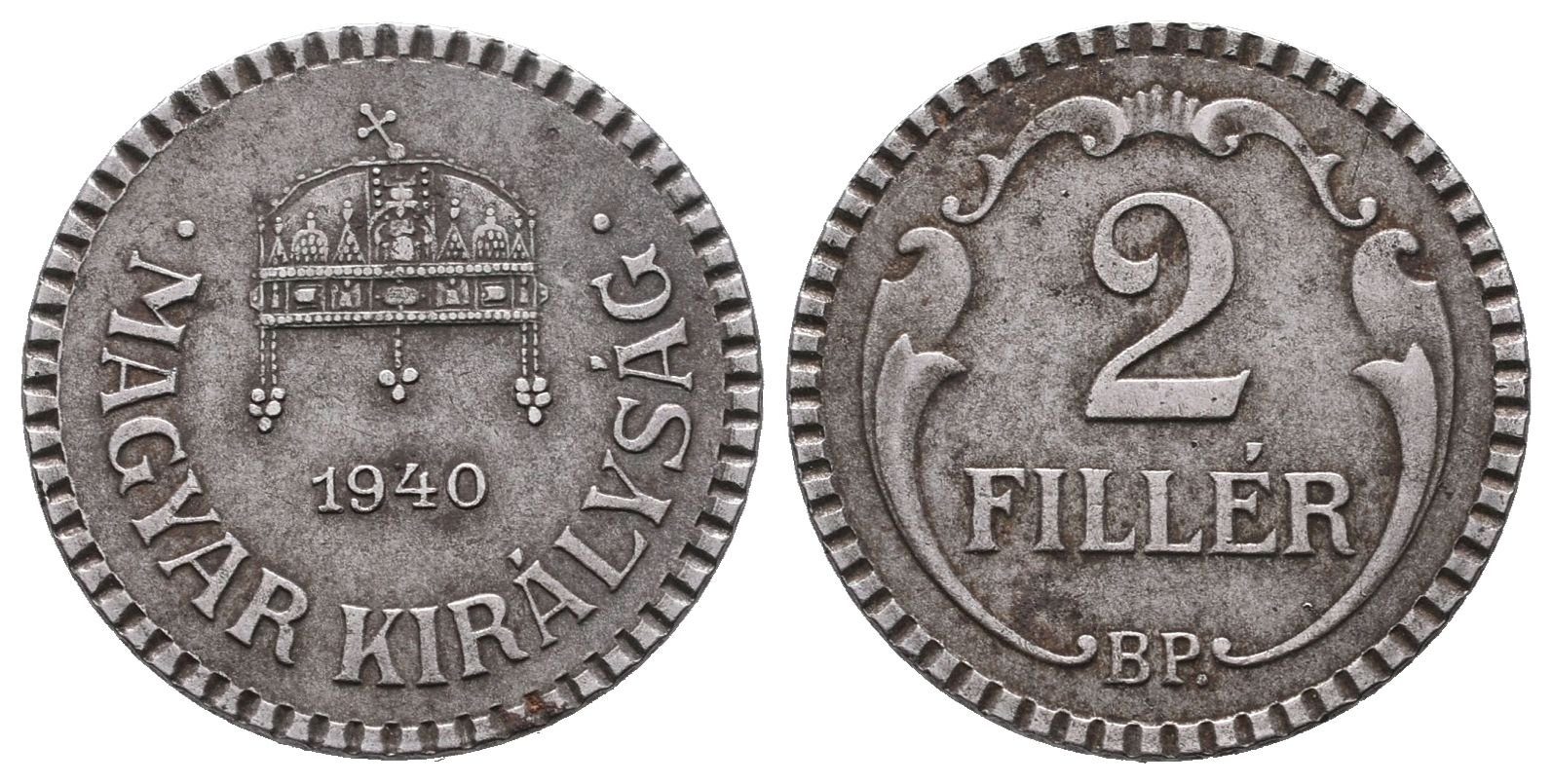 Maďarsko, 2 Filler 1940