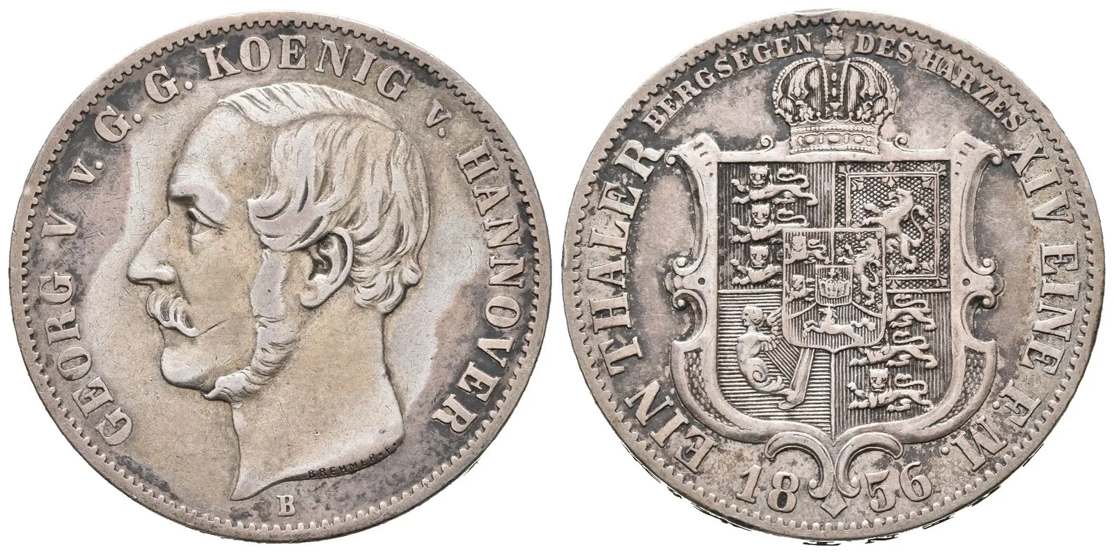 Hannover, Tolar 1856 B