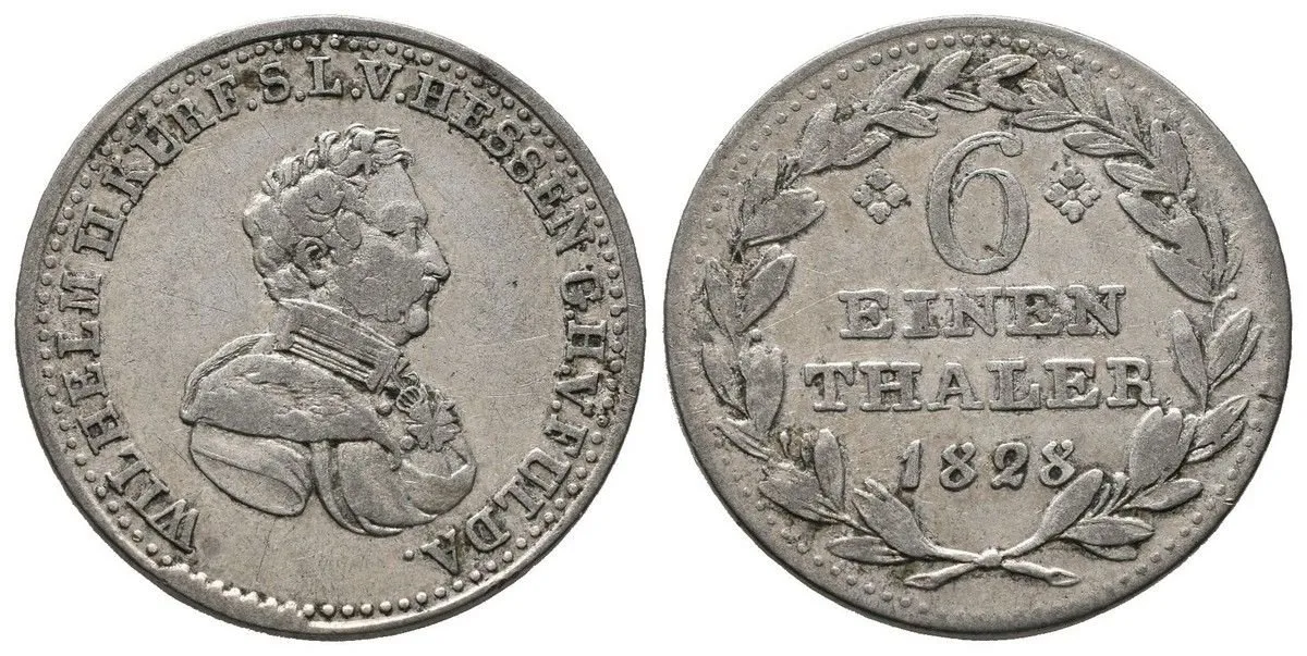 Hessen - Kassel, Wilhelm II., 1821 - 1847 — 1