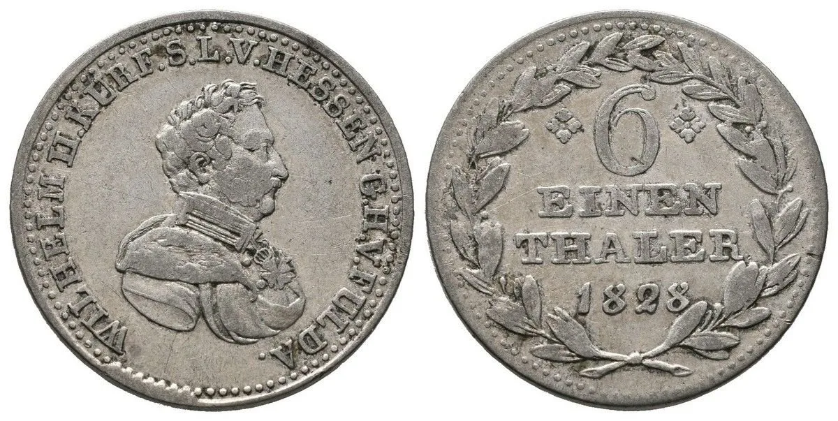 Hessen - Kassel, Wilhelm II., 1821 - 1847 — 1