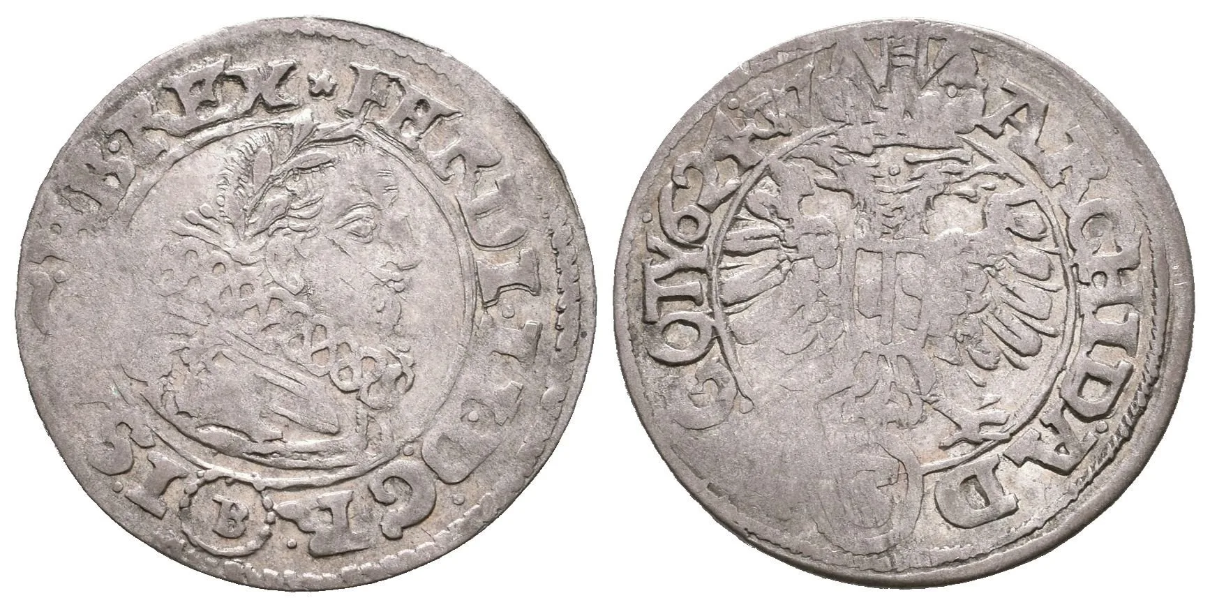 3 Krejcar 1624, Brno-Wohnsiedler, Hal.883, patina, ned. — 1