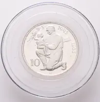 10 Kčs 1955 - 10. výročí osvobození Československa, PROOF, původní etue