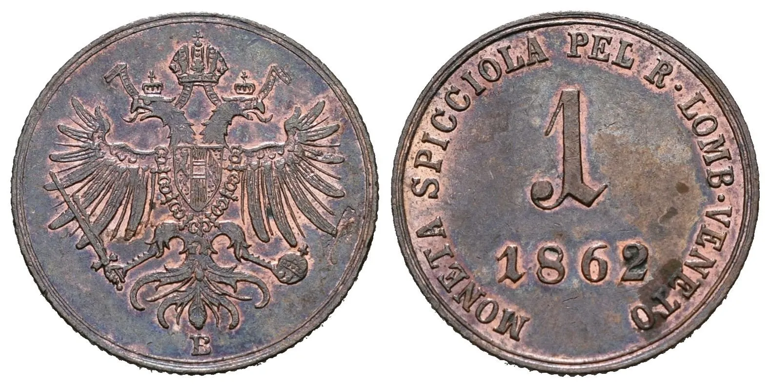 1 Soldo 1862 B