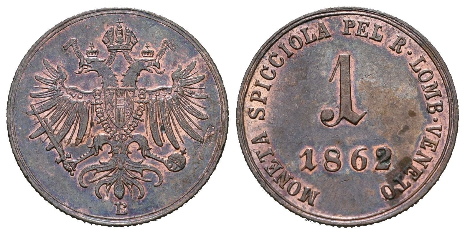1 Soldo 1862 B
