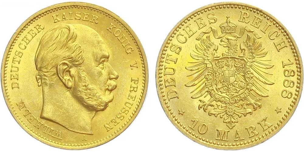 Prusko, Wilhelm I., 1861 - 1888 — 1