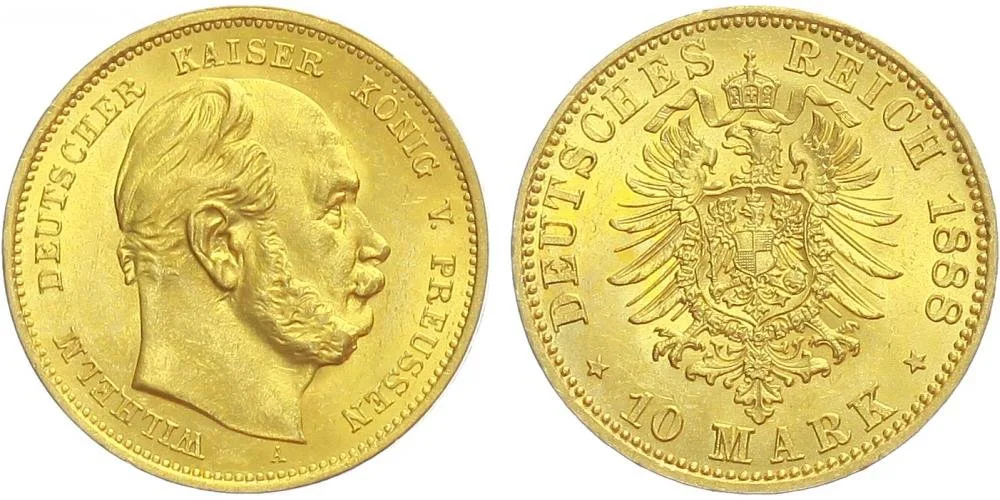 Prusko, Wilhelm I., 1861 - 1888 — 1