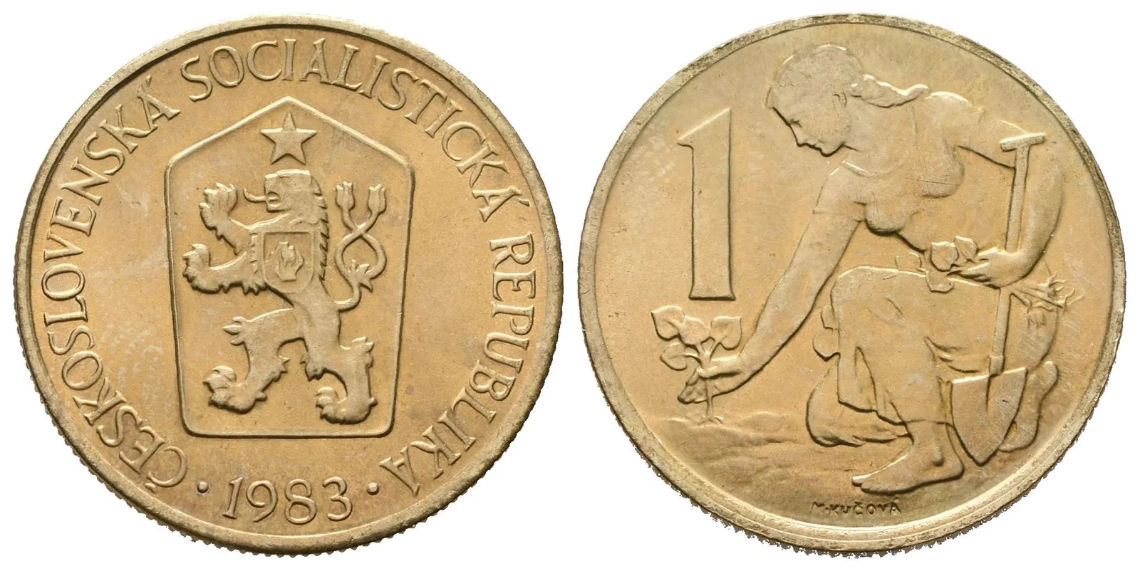 1 Koruna 1983