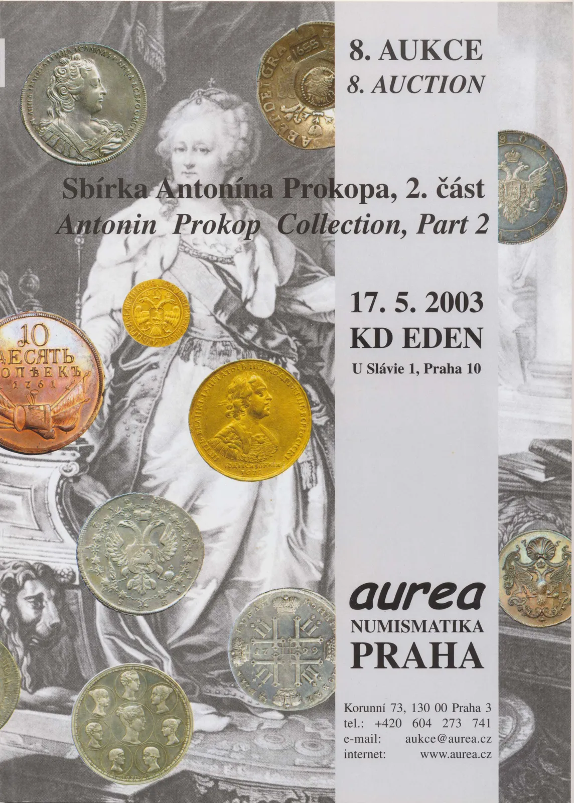 8. Aukce - Sbírka Antonína Prokopa, 2. Část