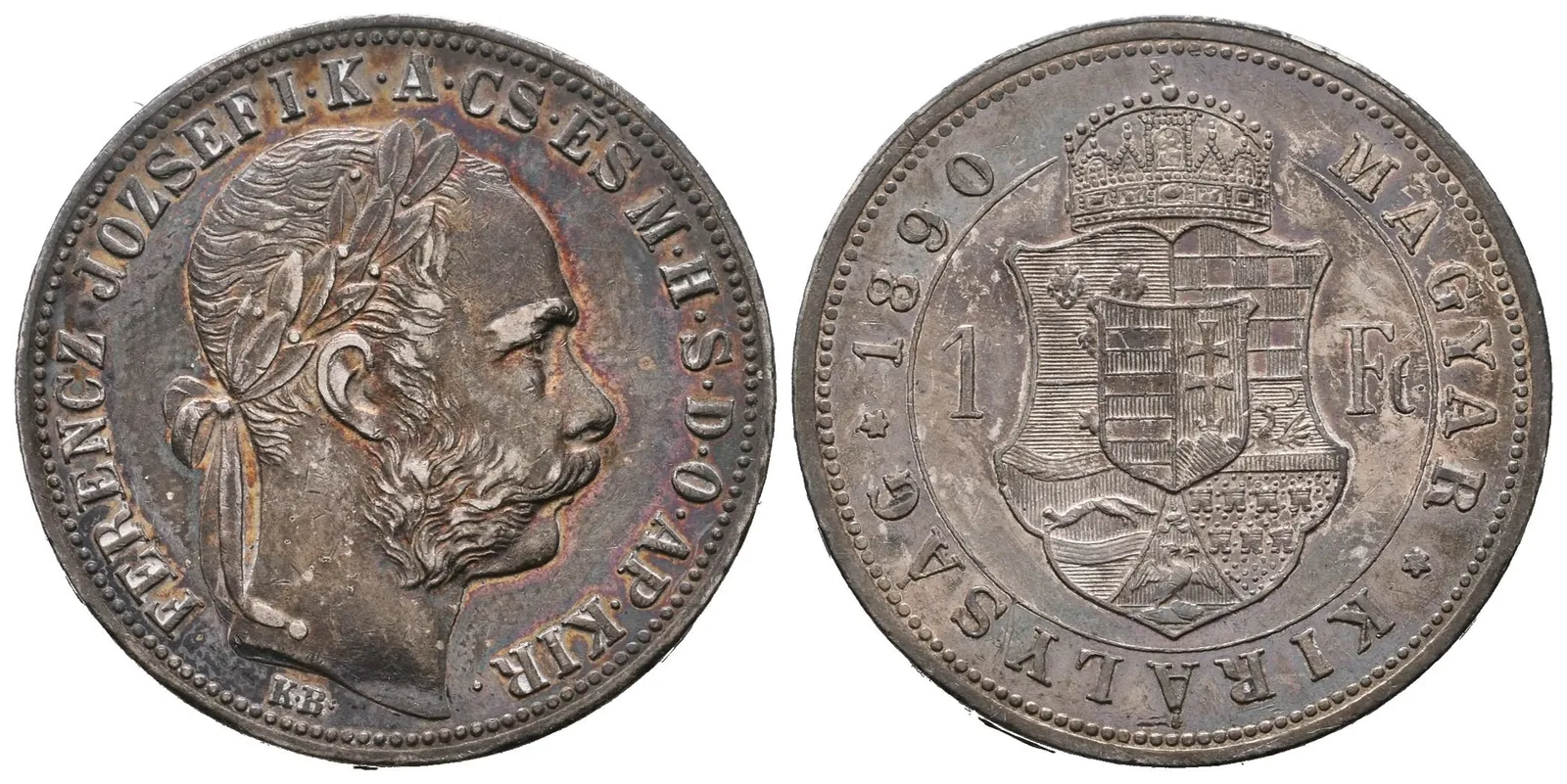 Zlatník 1890 KB, se znakem Fiume