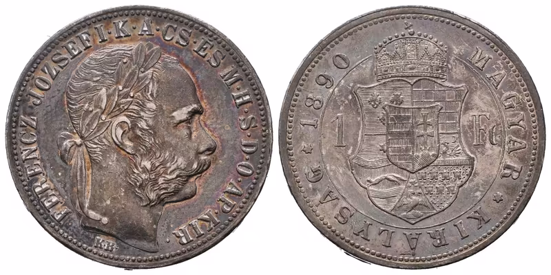 Zlatník 1890 KB, se znakem Fiume