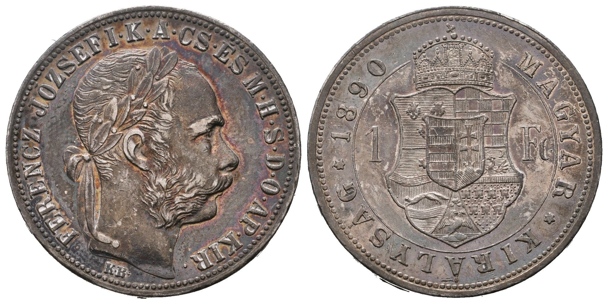 Zlatník 1890 KB, se znakem Fiume