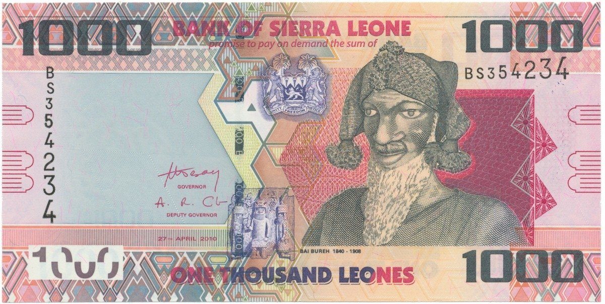 Sierra Leone, 1000 Leones 2010, P.30