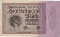 Německo, 100000 Mark 1923, Ro.82a
