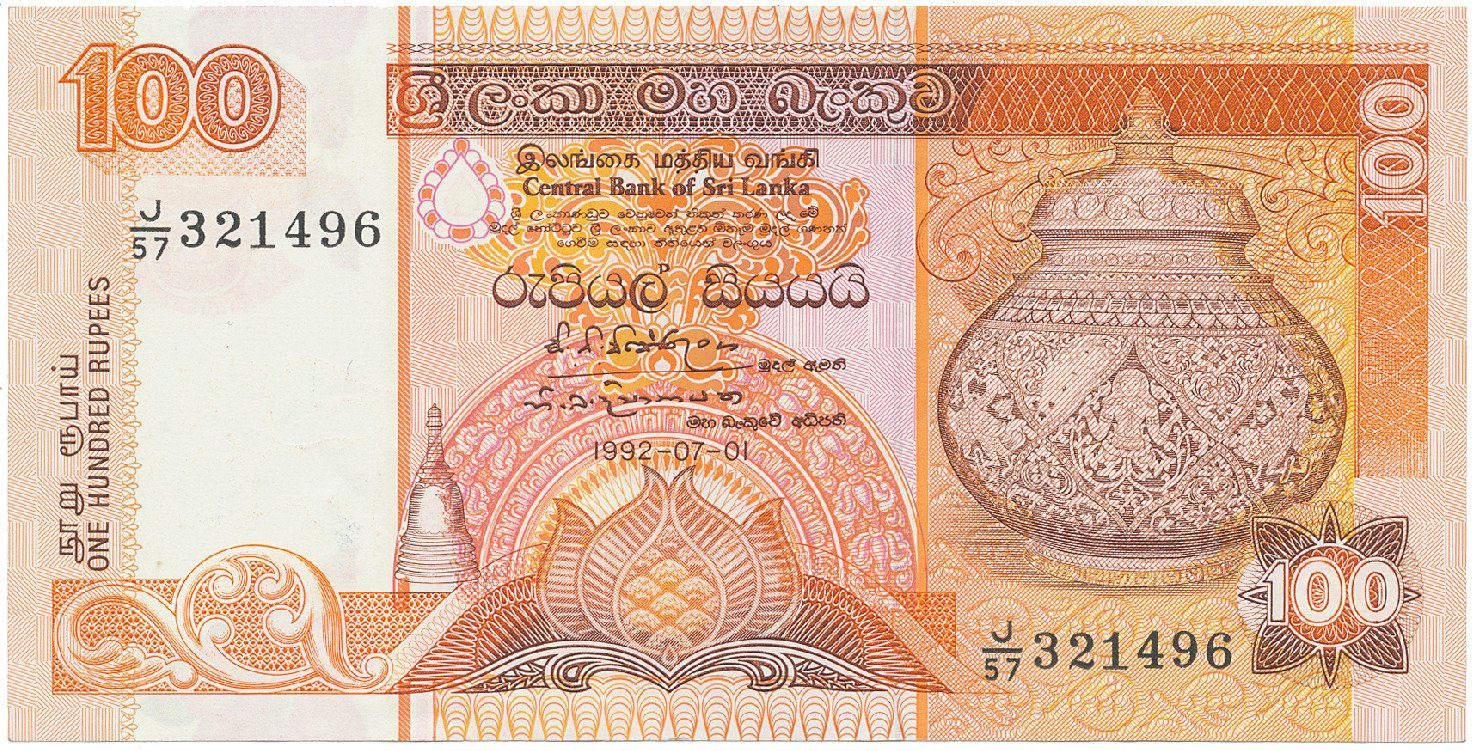 Srí Lanka, 100 Rupees 1992, P.105c