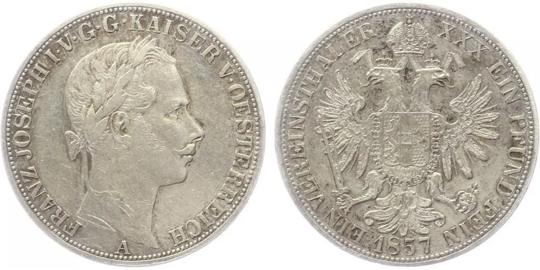 Rakouská a spolková měna, 1857 - 1892 — 1