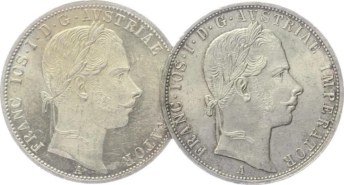 Rakouská a spolková měna, 1857 - 1892 — 1
