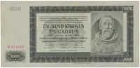 1000 Koruna 1942, I. vydání, série E, Hej.38a